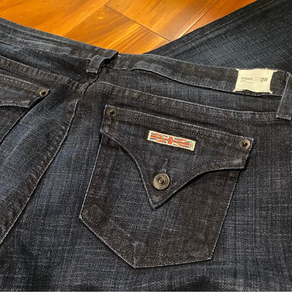 Retro Hudson Ferris flare jeans size 28